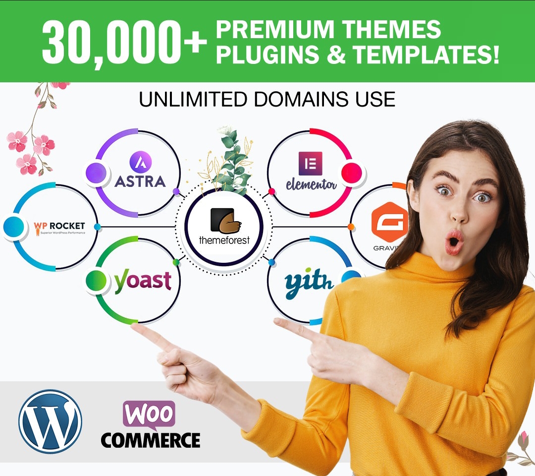 3000+ Premium WorPress Plugins and Themes – Download